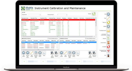 Autoscribe Matrix Instrument Calibration Maintenance System ICMS