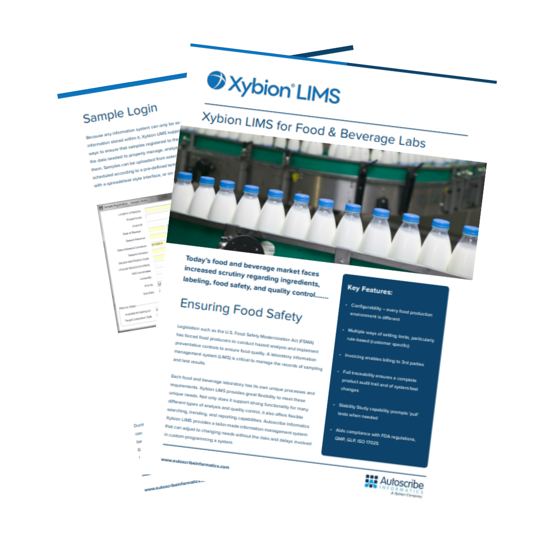 Xybion LIMS Food Beverage